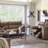 Hollins - Power Reclining Loveseat - Coffee