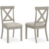 Parellen - Gray - Dining UPH Side Chair (Set of 2)