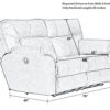 Hollins - Power Reclining Loveseat - Coffee