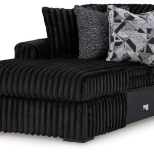 Midnight-Madness - Onyx - Laf Corner Chaise