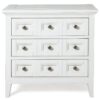 Heron Cove - Relaxed Traditional Chalk White Three Drawer Nightstand - Chalk White