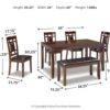 Bennox - Brown - Dining Room Table Set (Set of 6)