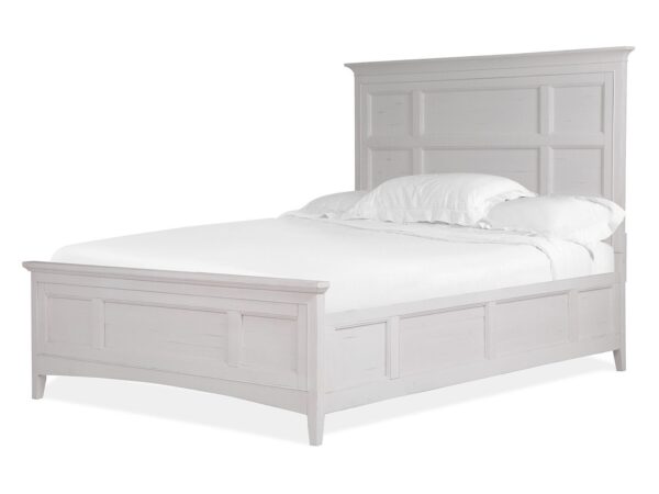 Heron Cove - Queen / King Panel Bed Regular Rails - Chalk White