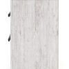 Cayboni - Whitewash - Two Drawer Night Stand