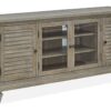 Lancaster - Rustic Entertainment Console - Dovetail Grey