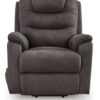Snowfield - Gunmetal - Power Lift Recliner