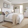 Heron Cove - Landscape Mirror - Chalk White