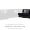 Midnight-Madness - Onyx - Raf Sofa