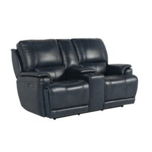 Burlington - Navy - Pwr Console Loveseat