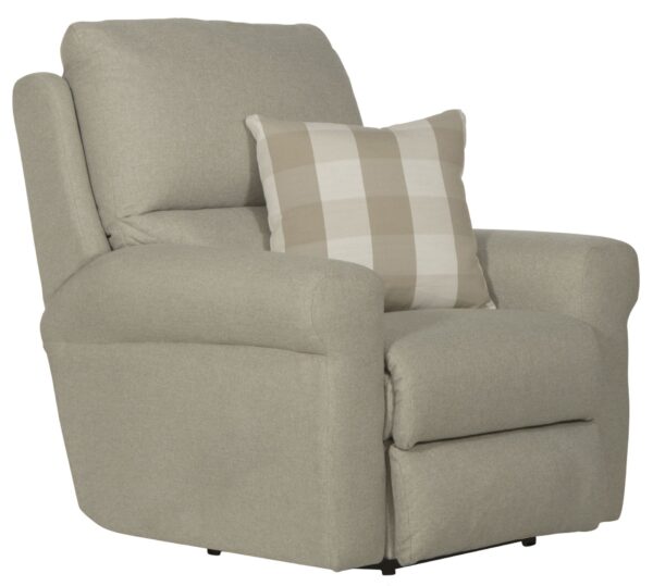 Westport - Power Lay Flat Recliner - Cement