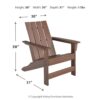 Emmeline - Brown - Adirondack Chair