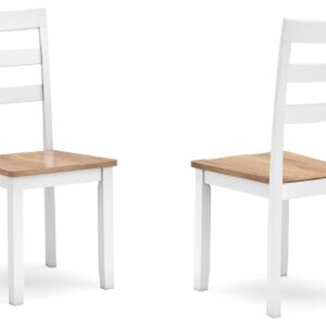 Gesthaven - Natural / White - Dining Room Side Chair (Set of 2)