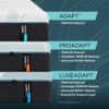 Adapt - Tempur-Proadapt Medium Hybrid Mattress - Queen