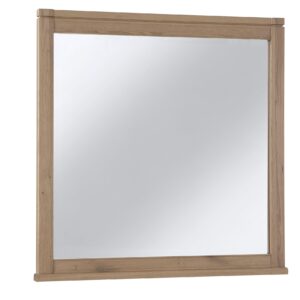 Tide & Timber - Landscape Mirror With Beveled Glass - Clear Oak