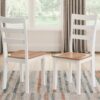 Gesthaven - Natural / White - Dining Room Side Chair (Set of 2)