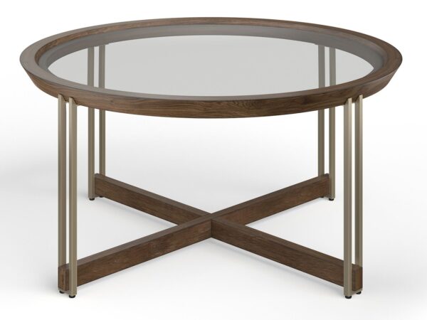 Elora - Round Cocktail Table - Walnut