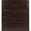 Vanmore - Dark Brown - Five Drawer Chest