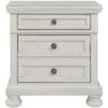 Robbinsdale - Antique White - Two Drawer Night Stand