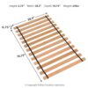 Platform - Brown - Twin Roll Slats
