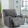 Rannis - Rocker Recliner - Pewter