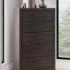 Prendonea - Charcoal - Five Drawer Chest