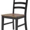 Wildenauer - Brown / Black - Dining Room Side Chair (Set of 2)