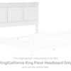 Fortman - White - King/Cal King Panel Headboard