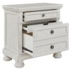 Robbinsdale - Antique White - Two Drawer Night Stand