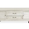 Newport - Lift Top Storage Cocktail Table (With Casters) - Alabaster
