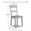 Loratti - Gray - Dining Room Side Chair (Set of 2)