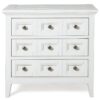 Heron Cove - Relaxed Traditional Chalk White Three Drawer Nightstand - Chalk White