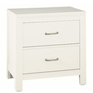 Tide & Timber - Nightstand - 2 Drawers - Soft White Maple