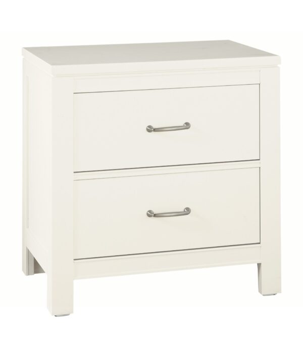 Tide & Timber - Nightstand - 2 Drawers - Soft White Maple
