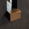 Burkhaus - White / Dark Brown - Rectangular End Table