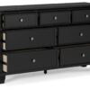 Lanolee - Black - Dresser
