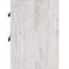 Cayboni - Whitewash - Two Drawer Night Stand