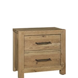 Joinery - 2 Drawer Nightstand - Natural Oak