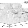 Grant - Faux Leather Loveseat - Silt