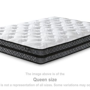 10 Inch Pocketed Hybrid - White - Full Mattress