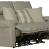 Westport - Power Lay Flat Reclining Loveseat - Cement