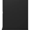 Lanolee - Black - Two Drawer Nightstand