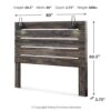 Drystan - Brown / Beige - King Panel Headboard
