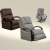 Chandler - Power Lift Recliner With Heat & Massage - Aluminum