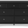 Lanolee - Black - Dresser