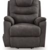 Snowfield - Gunmetal - Power Lift Recliner
