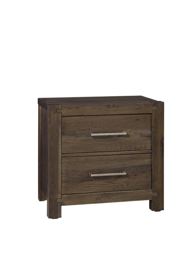 Joinery - 2 Drawer Nightstand - Espresso Oak