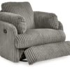 Tie-Breaker - Fog - Swivel Glider Recliner