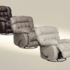 Pendleton - Chaise Swivel Glider Recliner - Alabaster