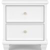 Fortman - White - Two Drawer Night Stand