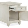 Newport - Chairside End Table - Alabaster